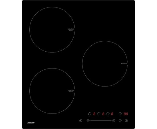 MPM 45-IM-07 Black Built-in 45 cm Zoneless induction hob 3 zone(s)