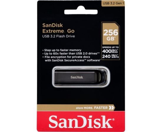 SanDisk Cruzer Extreme GO  256GB USB 3.2 SDCZ810-256G-G46