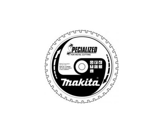 Griešanas disks metālam Makita; 136x1,4x20,0 mm; Z50; -15°