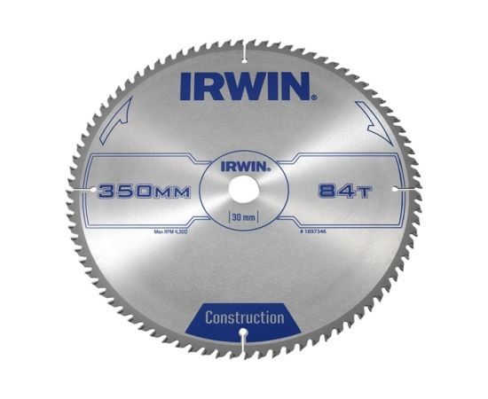 Griešanas disks kokam Irwin; 350x3,5x30,0 mm; Z84