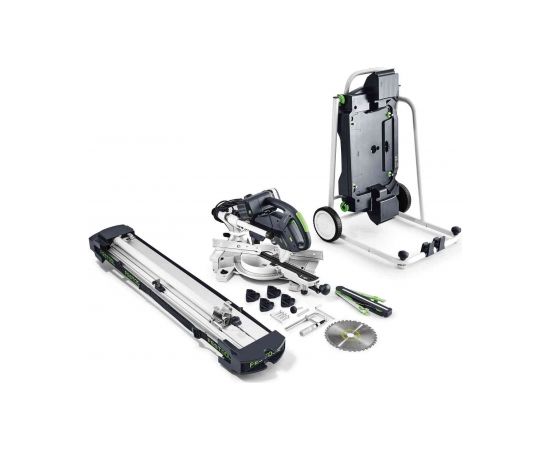 Leņķzāģis Festool KS 60 E-UG-Set/XL KAPEX (galds ar riteņiem)