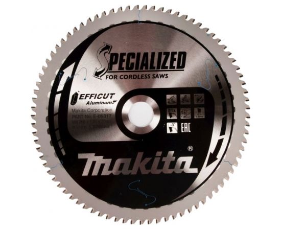 Griešanas disks alumīnijam Makita; 260x30x1,85 mm; Z81