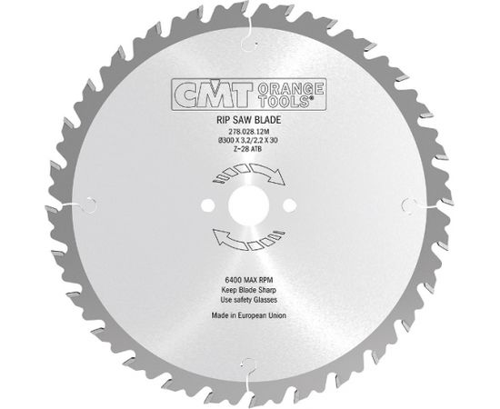 Griešanas disks kokam CMT 278; 350x3,5x70; Z36; 18°