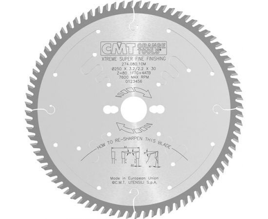 Griešanas disks kokam CMT 274; 300x3,2x30; Z100; 15°