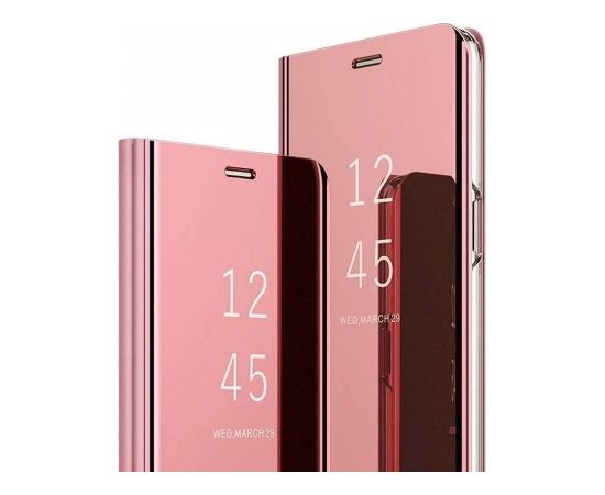 Mocco Clear View Cover Case Чехол Книжка для телефона Samsung Galaxy S23 Розовый