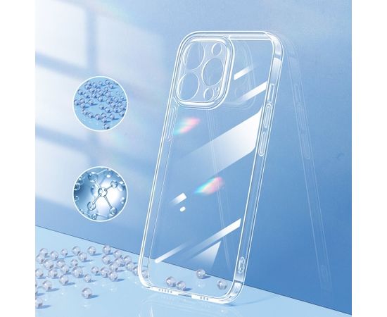 Fusion Precise Case 2mm izturīgs silikona aizsargapvalks Apple iPhone 14 Pro caurspīdīgs