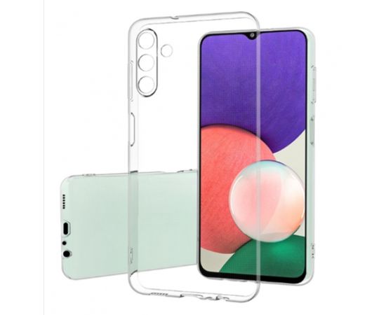 Fusion Precise Case 2mm izturīgs silikona aizsargapvalks Samsung A135 | A137 Galaxy A13 caurspīdīgs