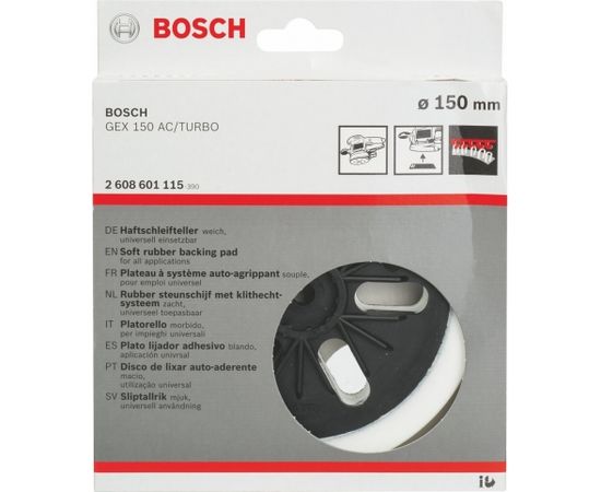 Bosch sanding pad soft 150mm - GEX