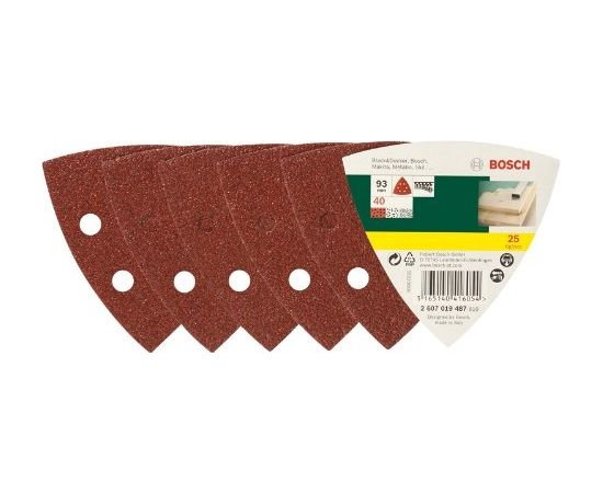 Bosch paper abrasive Delta 40 25 pieces