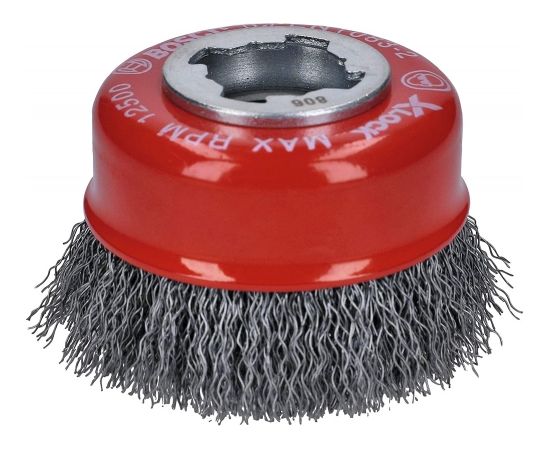 Bosch X-LOCK cup brush Clean for Metal 75mm, crimped 2608620725 steel