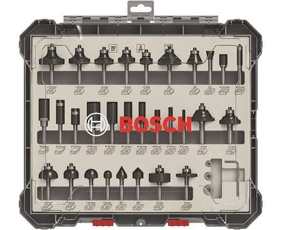 Bosch cutter set 30 pcs Mixed 6mm shank - 2607017474