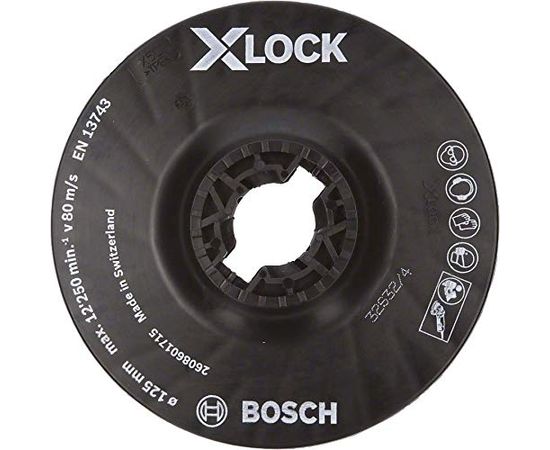 Bosch X-LOCK Backing Pad, 125 mm medium - 2608601715