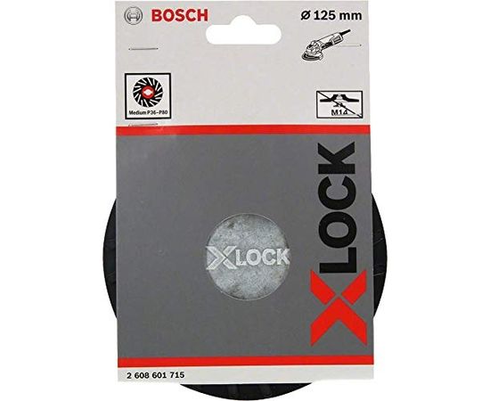 Bosch X-LOCK Backing Pad, 125 mm medium - 2608601715