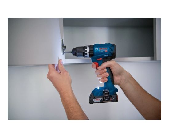 Bosch Cordless Impact Drill GSB 18V-45 Professional solo, 18V (blue/black, without battery and charger, in L-BOXX)