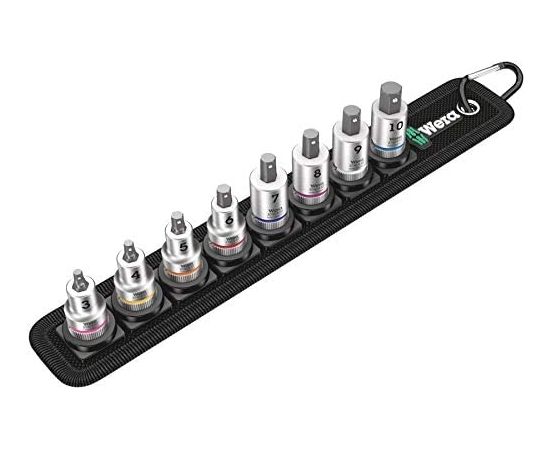 Wera Zyklop bit socket set Belt B2 - 3/8 drive