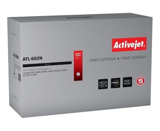 Toner Activejet Activejet Toner Activejet ATL-602N (zamiennik Lexmark 60F2H00; Supreme; 10000 stron; czarny)