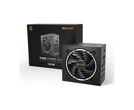 be quiet! Pure Power 12 M power supply unit 1000 W 20+4 pin ATX ATX Black