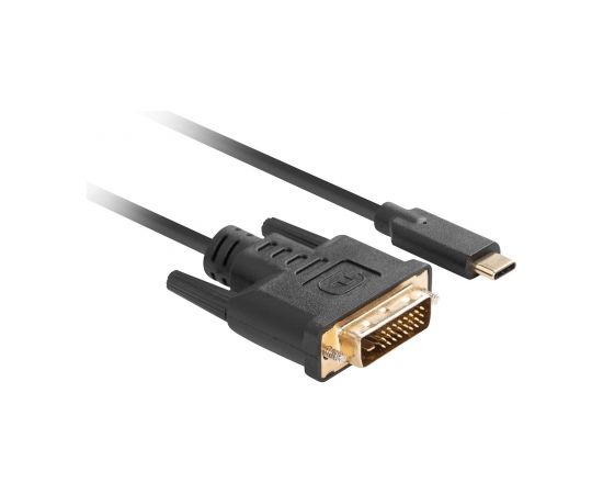 Lanberg CA-CMDV-10CU-0030-BK video cable adapter 3 m USB Type-C DVI-D Black