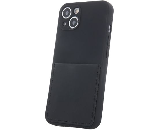 Fusion Card Case прочный силиконовый чехол для Samsung A536 Galaxy A53 5G черный