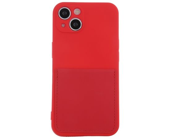 Fusion Card Case прочный силиконовый чехол для Apple iPhone 14 Pro красный