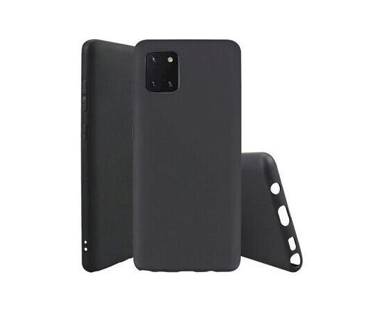 Fusion Soft Matte Back Case Силиконовый чехол для Samsung N770 Galaxy Note 10 Lite Черный