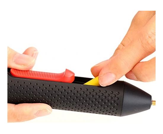 Bosch Cordless hot glue stick Gluey Marshmallow, hot glue gun (white/black, incl. 20 glue sticks)