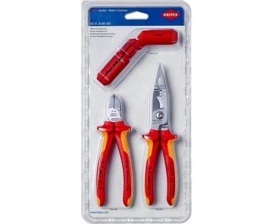 Knipex electrical installation set - 00 31 30 BK V01