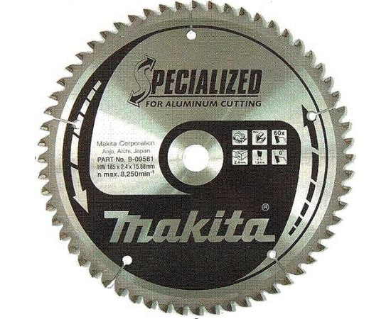 Griešanas disks alumīnijam Makita SPECIALIZED; 200x2,2x30,0 mm; Z64; -5°