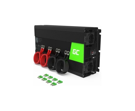 Strāvas pārveidotājs Green Cell Car Power Inverter Green Cell 24V to 230V 3000W/ 6000W