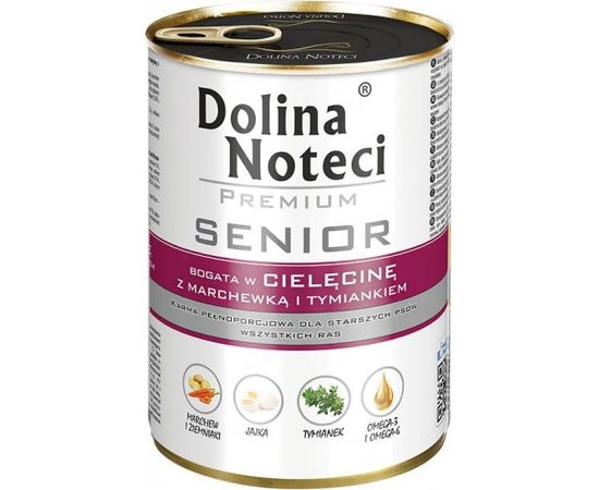 Dolina Noteci Premium Senior z cielęcina marchewką i tymiankiem 400g