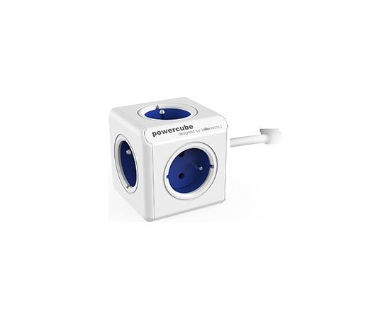 Allocacoc PowerCube Extended Type E power extension 1.5 m 5 AC outlet(s) Indoor Blue