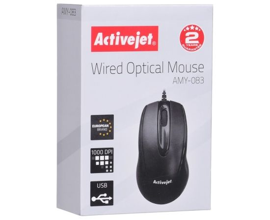 Activejet AMY-083 USB wired mouse