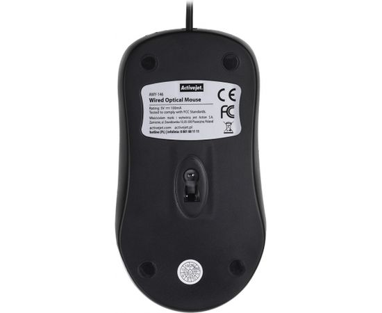 Activejet AMY-146 wired optical computer USB mouse