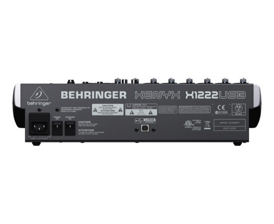 Behringer X1222USB audio mixer 4 channels