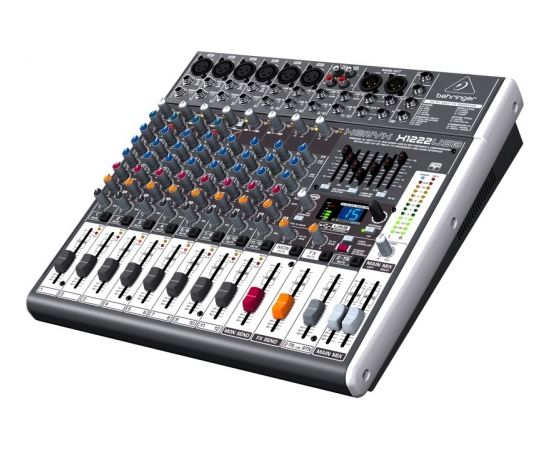 Behringer X1222USB audio mixer 4 channels