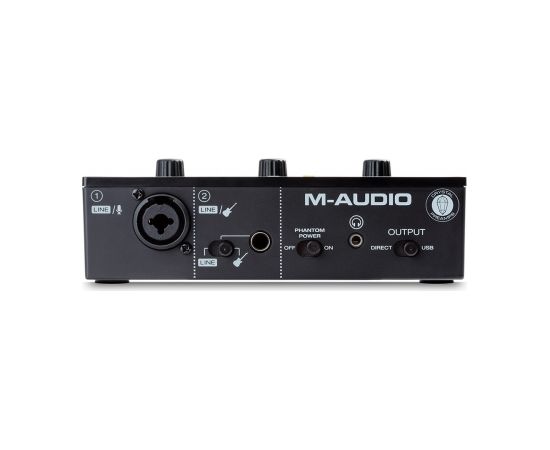 M-AUDIO M-Track Solo USB Audio interface Crystal preamplifier 16 bit 48 kHz Black