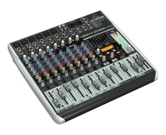 Behringer QX1222USB audio mixer 16 channels