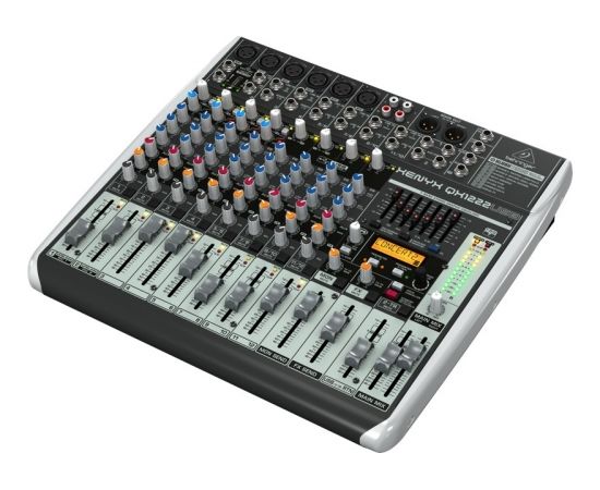 Behringer QX1222USB audio mixer 16 channels