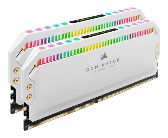 Corsair DDR4 - 16 GB -3200 - CL - 16 - Dual Kit, Dominator Platinum RGB (white, CMT16GX4M2C3200C16W)