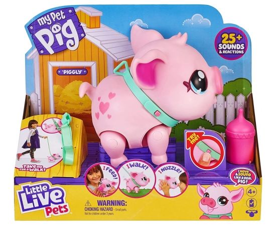 Cobi Little Live Pets 26366 Pig walks, dances, makes 25 sounds