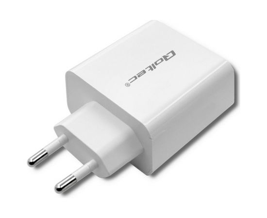 Qoltec 51718 Charger | 45W | 5-20V | 2.4-3A | USB type C PD | USB | White