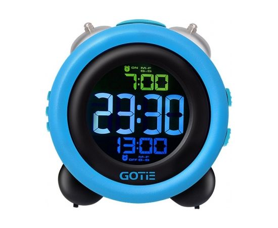 GOTIE GBE-300N alarm clock Digital alarm clock Black, Blue