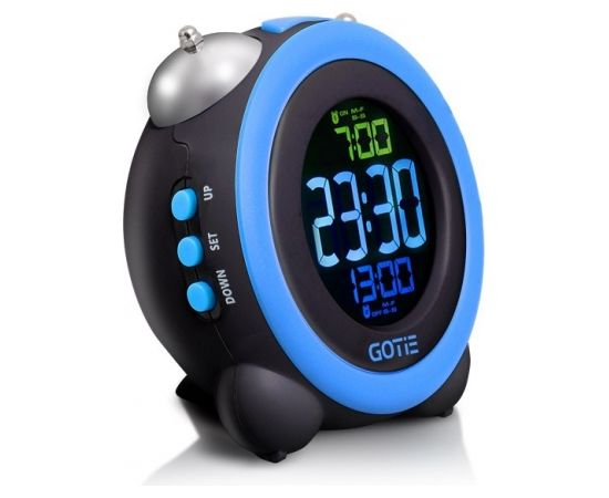 GOTIE GBE-300N alarm clock Digital alarm clock Black, Blue