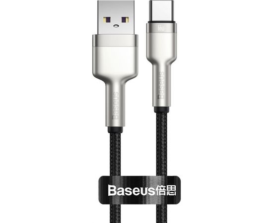 USB cable for USB-C Baseus Cafule, 66W, 0.25m (black)