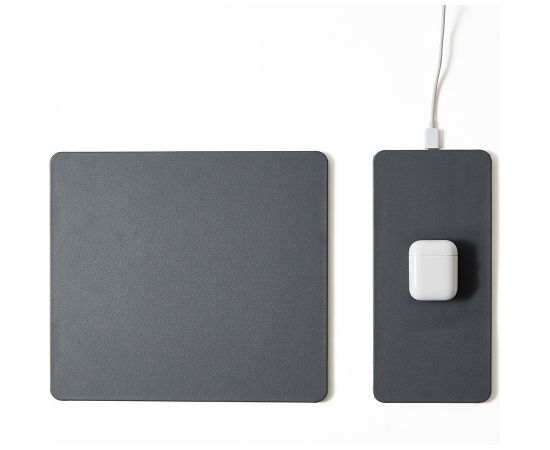 POUT HANDS3 SPLIT- Splitted mouse pad with high-speed charging, dust gray