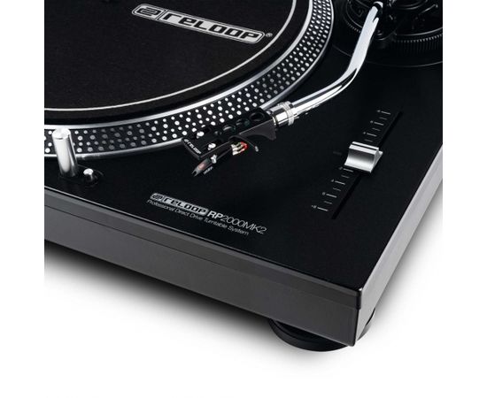 Reloop RP-2000 MK2 DJ turntable Direct drive DJ turntable Black