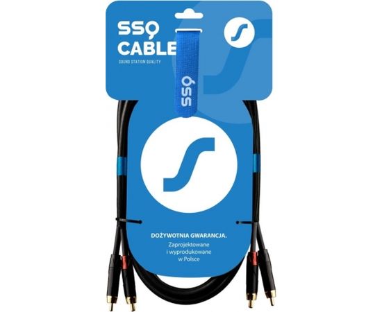 SSQ RCARCA2 SS-1432 Cable 2x RCA - 2x RCA 2 m Black