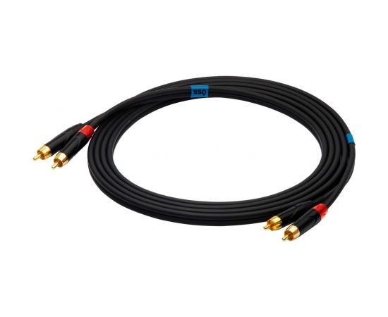 SSQ RCARCA2 SS-1432 Cable 2x RCA - 2x RCA 2 m Black