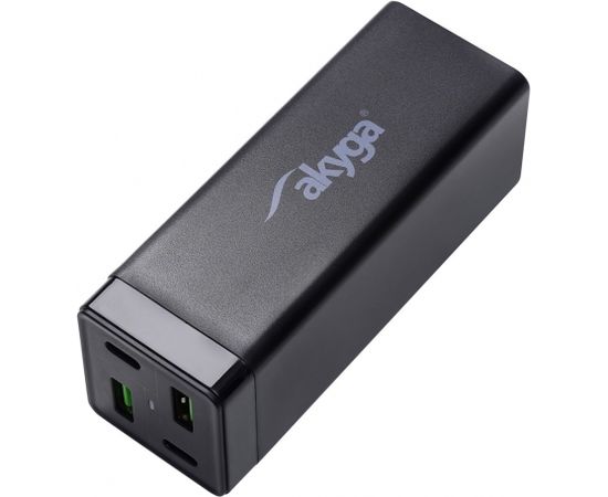 Akyga AK-CH-17 mobile device charger Black Indoor