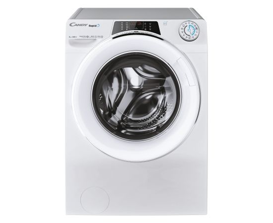 Candy Veļas mašīna RO 1486DWMCT/1-S Energy efficiency class A, Front loading, Washing capacity 8 kg, 1400 RPM, Depth 53 cm, Width 60 cm, Display, TFT, Steam function, Wi-Fi, White